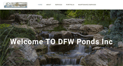 Desktop Screenshot of dfwponds.com